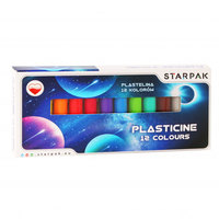 Ilustracja produktu Starpak Plastelina 12 kolorów Space 472911