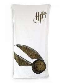 Ilustracja Ręcznik Harry Potter Złoty Znicz (150x75 cm)