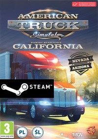 Ilustracja DIGITAL American Truck Simulator (PC) PL (klucz STEAM)