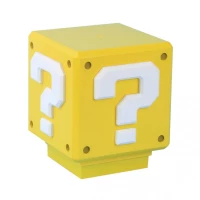 Ilustracja produktu Lampka Super Mario Mini Znak Zapytania z Dźwiękiem