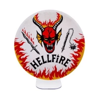 Ilustracja Lampka Stranger Things klub Hellfire - Logo