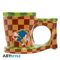Ilustracja Kubek 3D Sonic the Hedgehog - Sonic Run - ABS