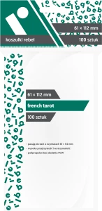 Ilustracja produktu Rebel Koszulki (61x112 mm) French Tarot 100 szt.
