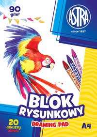 Ilustracja produktu Astra Blok Rysunkowy A4 90g 106119001
