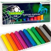 Ilustracja STARPAK Plastelina 12 kolorów Football 429833