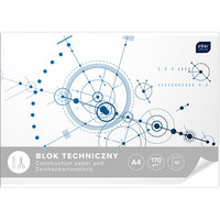 Ilustracja produktu Interdruk Blok Techniczny A4 10 kartek 170g 070005