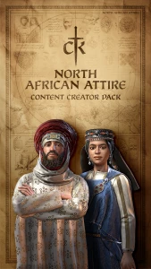 Ilustracja produktu Crusader Kings III - Content Creator Pack: North African Attire (DLC) (PC) (klucz STEAM)