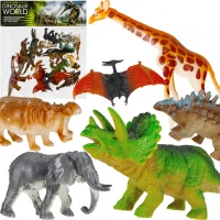 Ilustracja Mega Creative Dinozaury/Dzikie Zwierzęta Figurki 15szt 461324