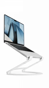 Ilustracja Twelve South Curve Flex - aluminiowa podstawka do MacBook (white)