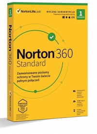 Ilustracja NORTON 360 STANDARD 10GB PL (1 użytkownik, 1 urządzenie, 1 rok) - klucz