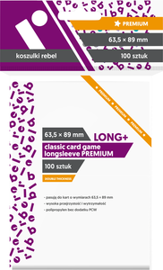 Ilustracja produktu Rebel Koszulki (63,5x89 mm) Classic Card Game Longsleeve Premium 100 szt.