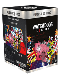 Ilustracja Good Loot Puzzle Watch Dogs Legion: Pig Mask (1000 elementów)