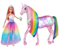 Ilustracja produktu Mattel Lalka Barbie Jednorożec Magia Świateł FXT26 