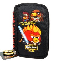 Ilustracja Angry Birds Star Wars Piórnik Podwójny Z Wyposażeniem 290640 PROMOCJA
