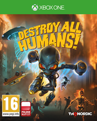 Ilustracja Destroy All Humans! PL (Xbox One)