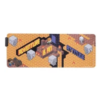 Ilustracja Minecraft Mata na Biurko - Podkładka pod Myszkę z podświetleniem 80x30 cm