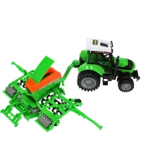 Ilustracja  Mega Creative Traktor Z Maszyną Rolniczą 394933