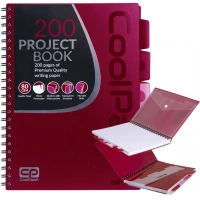 Ilustracja produktu Coolpack Kołozeszyt Red A4 100 Kartek Kratka 94221CP