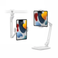 Ilustracja produktu Twelve South HoverBar Duo Snap 2 - regulowany, magnetyczny uchwyt do iPad, iPhone (white)
