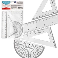 Ilustracja produktu STARPAK Zestaw Geometryczny 4 Elementy 174930
