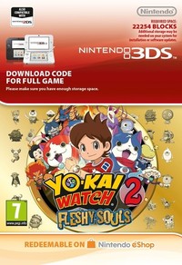 Ilustracja produktu YO-KAI WATCH 2 Fleshy Souls (3DS DIGITAL) (Nintendo Store)