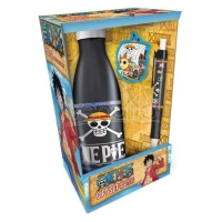 Ilustracja produktu Zestaw Prezentowy One Piece: Butelka + Magnes + Długopis