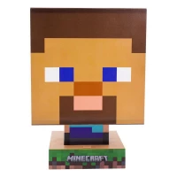 Ilustracja produktu Lampa Minecraft Steve wysokość: 26 cm