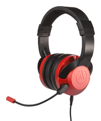 Ilustracja PowerA PS4/XO/SWITCH/PC/MOBILE Słuchawki Przewodowe Fusion Crimson Fade