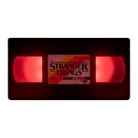 Ilustracja Lampka Stranger Things VHS Logo