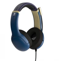 8. PDP SWITCH Słuchawki Przewodowe Airlite Zelda Hyrule - Niebieskie
