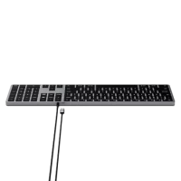 2. Satechi Slim W3 Wired - klawiatura z układem numerycznym USB-C (space gray)