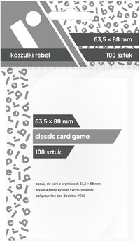1. Rebel Koszulki (63,5x88mm) Classic Card Game 100 szt.