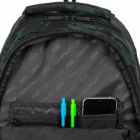 6. CoolPack Pick Plecak Szkolny Młodzieżowy Trace Technic Green F099835
