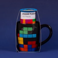 2. Zestaw Prezentowy Tetris: kubek + puzzle 100 elementów