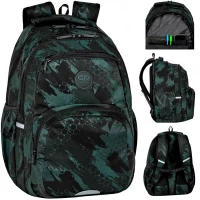 1. CoolPack Pick Plecak Szkolny Młodzieżowy Trace Technic Green F099835