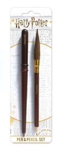 1. Zestaw Harry Potter (Różdżka) Długopis + Ołówek