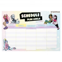 2. Starpak Plan Lekcji z Tabliczką Mnożenia Monster High 515600