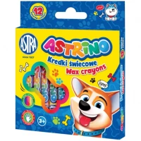 3. Astra Astrino Kredki Świecowe 12 Kolorów 316121003
