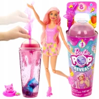 6. Mattel Barbie Pop Reveal Fruit Lalka Sok Truskawkowa Lemoniada HNW41
