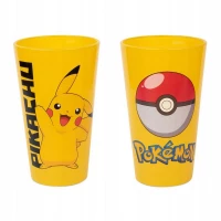 4. Zestaw Prezentowy Pokemon - Pikachu: Kubek + Szklanka + 2 x Podkładka - ABS
