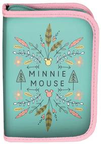 2. Paso Minnie Mouse Piórnik Dwuklapkowy Z Wyposażeniem DNB-001
