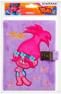 Ilustracja produktu Starpak Trolls Pamiętnik Pluszowy na Kłodkę 358686