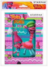 Ilustracja Starpak Pamiętnik Na Kłódkę Trolls 358790 