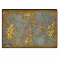 Ilustracja Podkładka pod Myszkę - World of Warcraft - Mapa (35 x 25 cm)