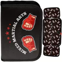Ilustracja produktu Paso Piórnik Dwuklapkowy bez Wyposażenia MMA Club PP25BO-P001BW