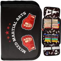 Ilustracja produktu Paso Piórnik Dwuklapkowy z Wyposażeniem MMA Club PP25BO-P001