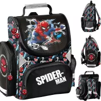 Ilustracja produktu Paso Tornister Szkolny Spider Man Black SP25WW-525