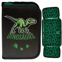 Ilustracja produktu Paso Piórnik Dwuklapkowy Bez Wyposażenia Dino Green PP25DI-P001BW