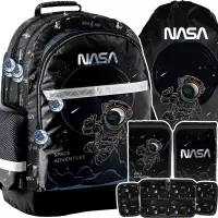 Ilustracja produktu Paso Zestaw Szkolny 3el. Nasa Astronauta Plecak PP25NC-116 + Piórnik PP25NC-P001BW + Worek PP25NC-712