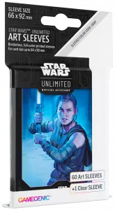 Ilustracja produktu Gamegenic: Star Wars Unlimited - Art Sleeves - Rey - Koszulki na karty